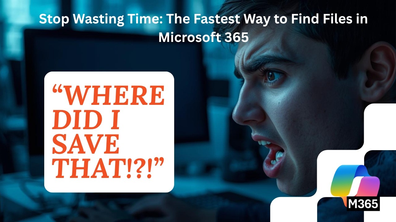 MitshK's tweet card. Stop Wasting Time The Fastest Way to Find Files in Microsoft 365