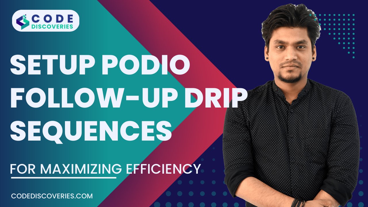shashank_kumar2's tweet card. Learn how to maximize your efficiency and streamline your business processes with Podio follow-up drip sequences. Automate your follow-up process and free up your time to focus on other important...