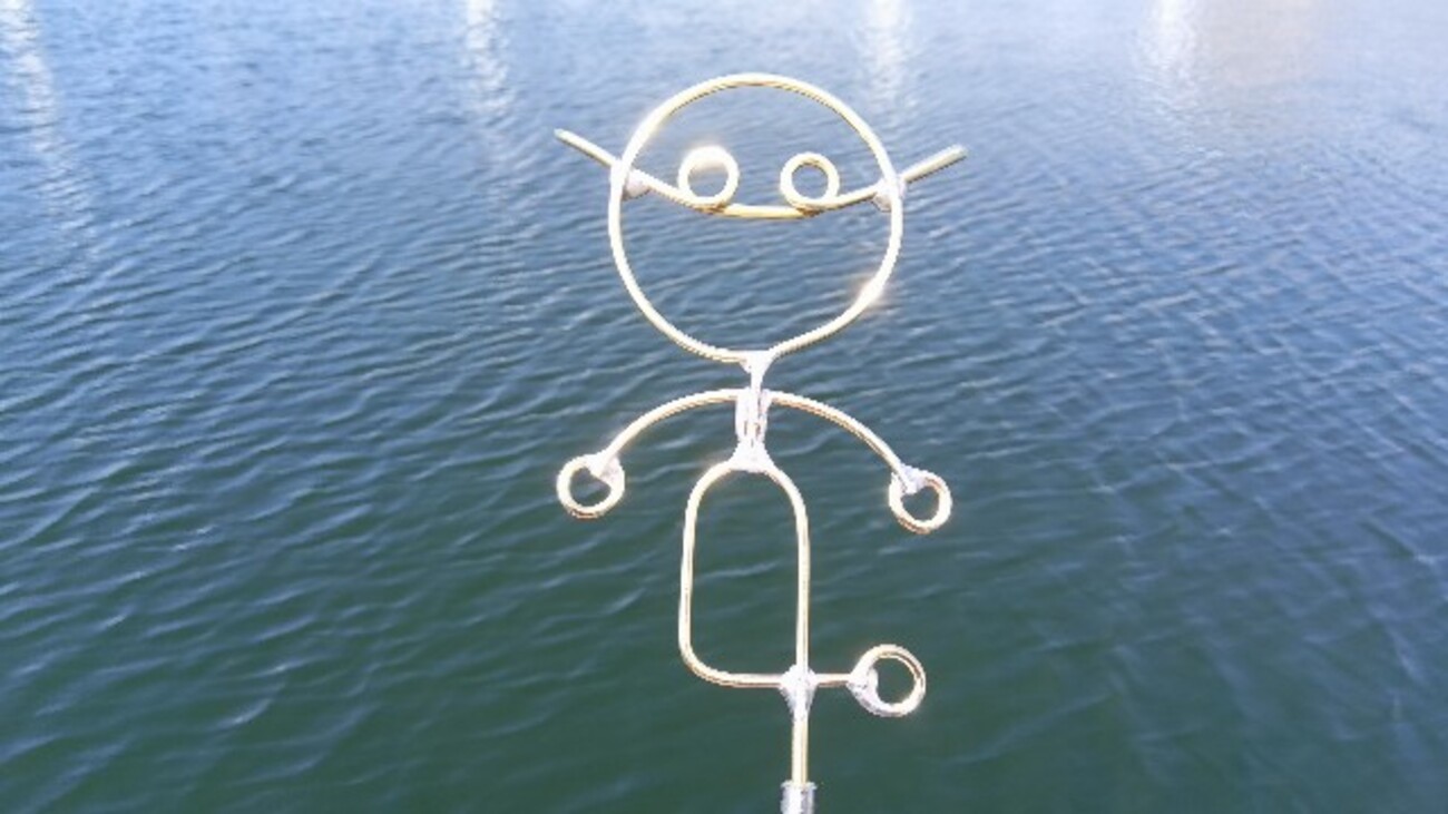 Js3Mxp's tweet card. 💝アート🎨アンテナ、エレメント💕２０２５年８月３１日👒３８４番目に作りました。✴️アマチュア無線の４３０MHzに同調させました。🌱７時13分スタート🎵７時18分🍒７時２９分✌️７時５４分半田付け🍒真鍮、丸棒３ミリと４ミリ丸パイプで作り✌️SWR２０ｗで１・０🐙８時４４分🐰９時６分作り変え🏖️９時50分✴️完成🚀２０２５…