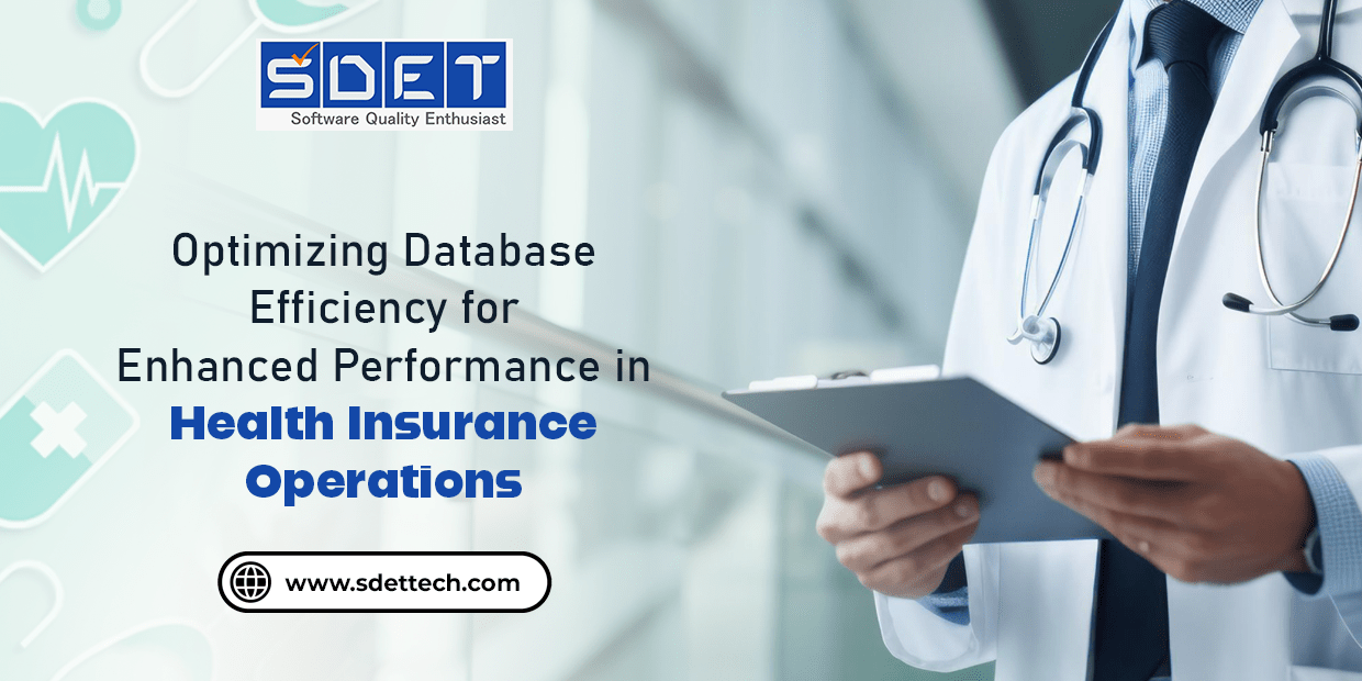 SDET_TECH's tweet card. Introduction: In the constantly changing environment of health insurance operations, effectively managing extensive volumes of data is essential. Database systems serve as the backbone, storing...