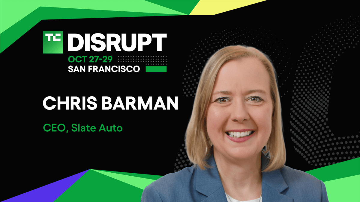 dashbouquet's tweet card. Slate Auto's Chris Barman brings her electric truck to the main stage for its world debut. Register for TechCrunch Disrupt 2025 to see it live and save here