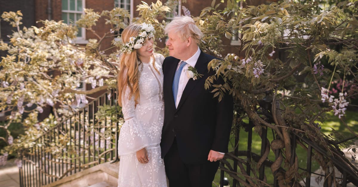 itz_zardo's tweet card. Avioliitto on Boris Johnsonin kolmas.