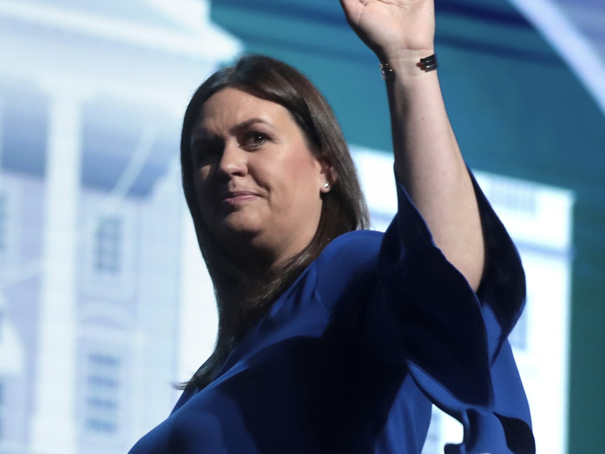 CSLewisDaily's tweet card. Arkansas Gov. Sarah Huckabee Sanders launches the faith-based 10:33 Initiative to unite churches and communities in helping the vulnerable.