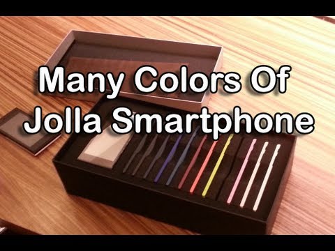 TonisTechBlog's tweet card. Design and many colors of Jolla smartphone!
