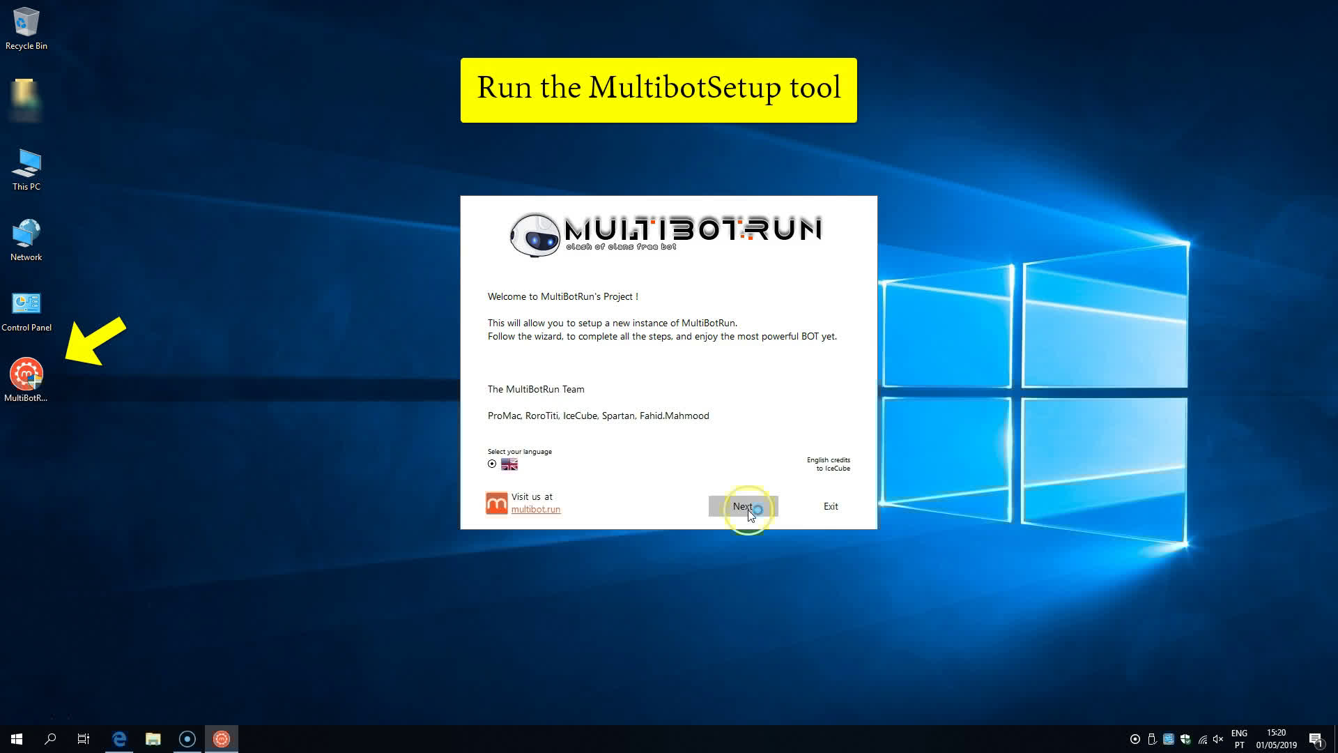 MultiBotRun's tweet card. Watch Install the Lite version from Multibot Setup tool | Streamable