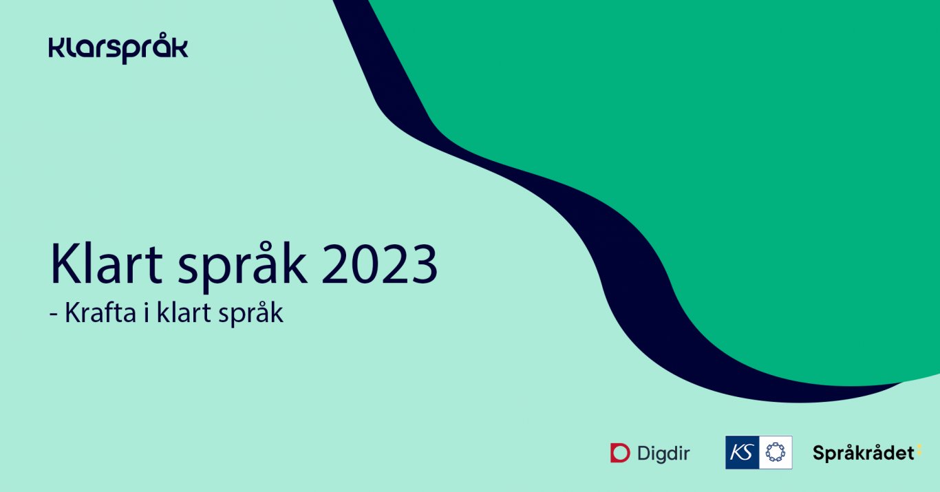 digdir_no's tweet card. Digitaliseringsdirektoratet, KS og Språkrådet inviterer til Klart språk 2023. Med spanande innlegg og konkrete eksempel syner vi krafta som ligg i klart språk. Seminaret vert avslutta med overrekking...