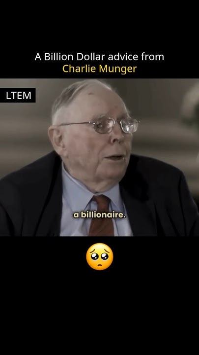 itz_kayc's tweet card. A Billion Dollar Advice from Charlie Munger to young people #shorts...