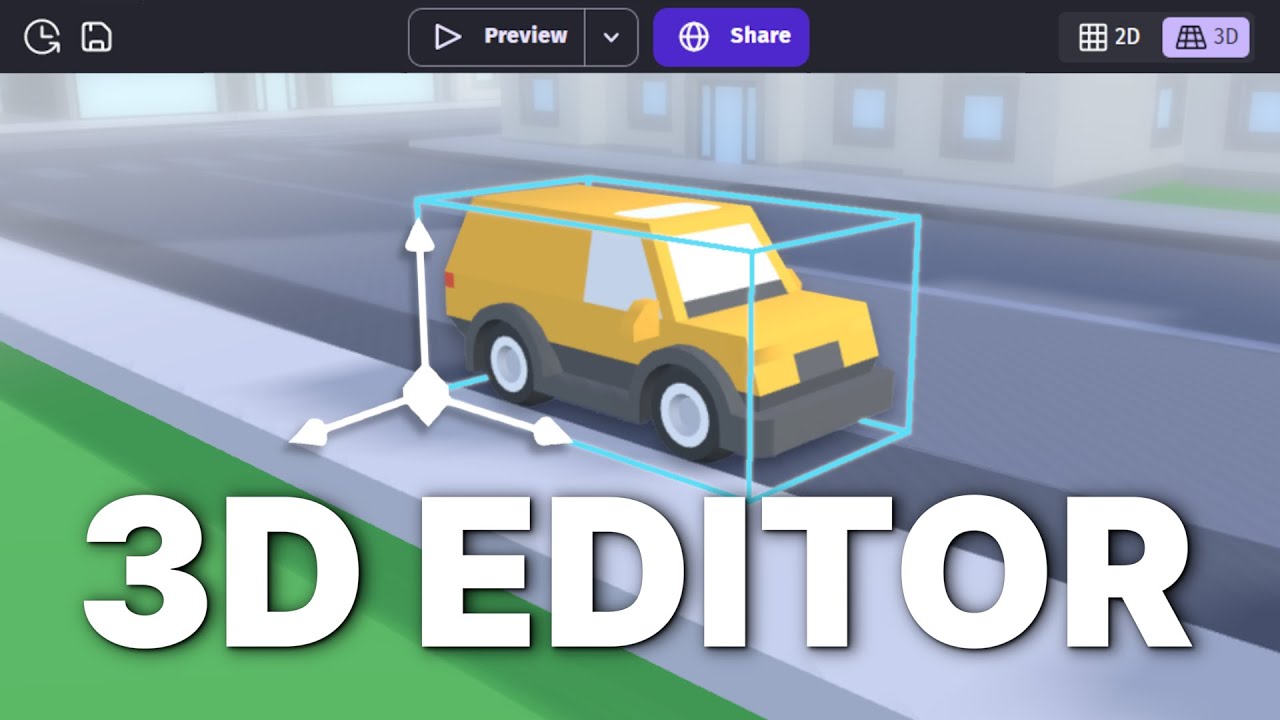 GDevelopApp's tweet card. The Best No Code 3D Game Engine - GDevelop