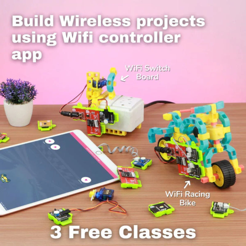 quartzcomponent's tweet card. The WitBlox Robotics Kit with WiFi (IoT) Edition is a powerful STEM learning kit that allows kids and beginners to build 101+ wireless and IoT-enabled DIY projects. Using modular plug-and-play...