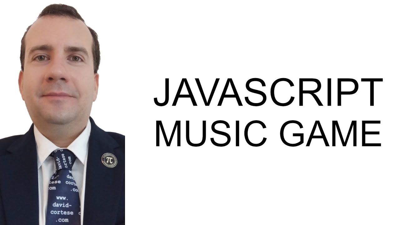David_Cortese_'s tweet card. JAVASCRIPT MUSIC GAME - CODING TUTORIAL