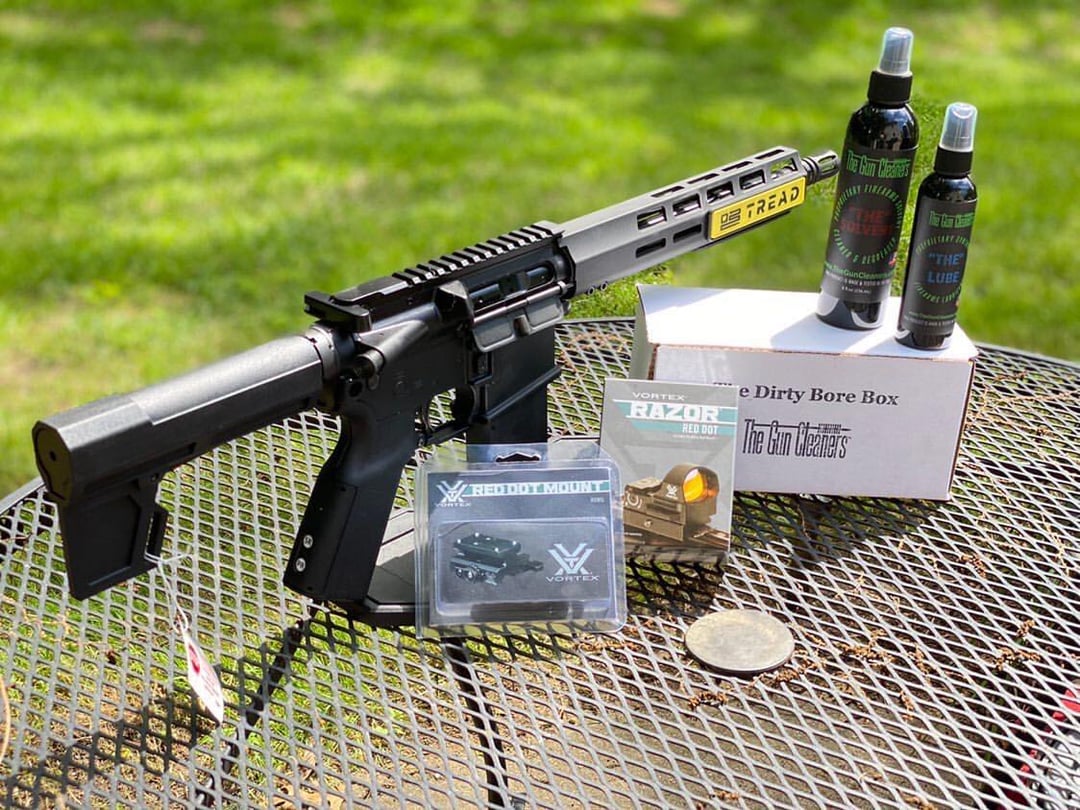 McProgramming's tweet card. Three (3) Individual Prizes (CLICK LINK'S BELOW TO SEE PRIZE DETAILS) 1st Prize - DigiTrigger AR Pistol with Hybrid Binary Trigger 2nd Prize - Vortex Optics Razor Red Dot #RZR2001 3rd Prize- Gun...