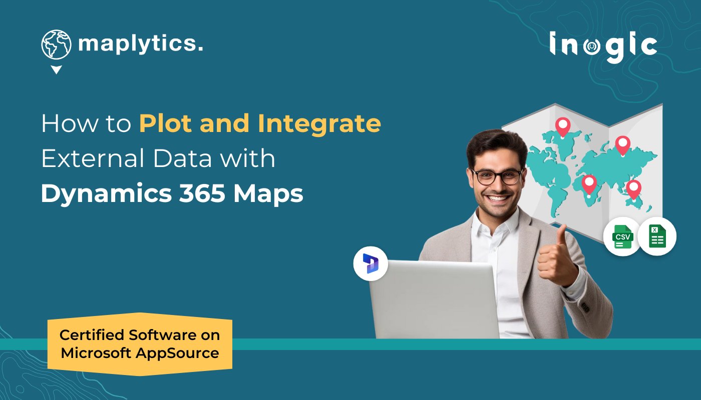 Maplytics's tweet card. In this blog, we will address the common mapping challenges faced by Dynamics 365 users and the easiest way to overcome them.