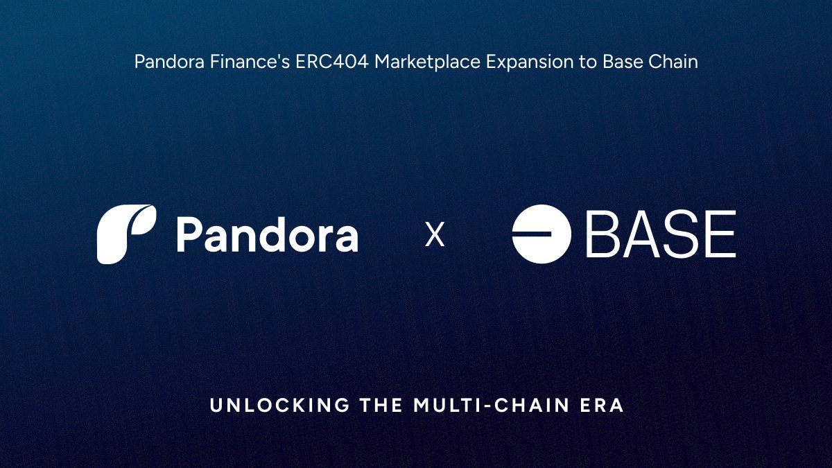 AconomyFdn's tweet card. We are thrilled to announce the expansion of Pandora Finance’s Indigenous ERC404 Marketplace onto the Base chain. This expansion is pivotal…