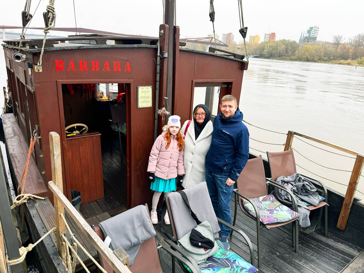 TataDeveloper's tweet card. Rejs po Wiśle i nowy park Żerański