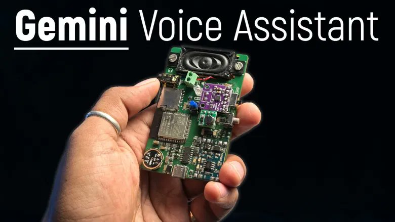 Elecrow1's tweet card. Ask anything, get answers on the go! Build a portable voice assistant with Gemini AI & ESP32 for seamless, smart voice interactions