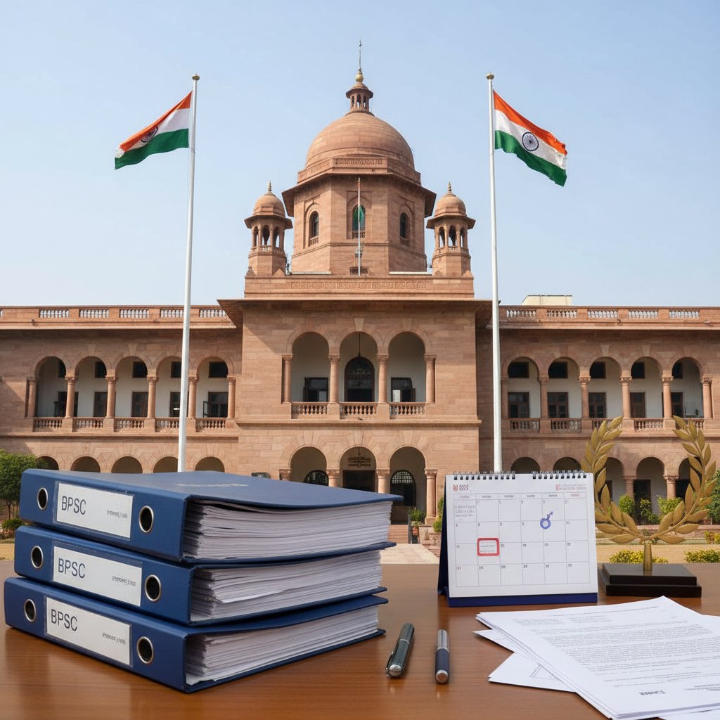 DeshajTimes's tweet card. Education — BPSC 71वीं संयुक्त मुख्य परीक्षा: 1298 पदों के लिए आवेदन जल्द, सरकारी नौकरी का सुनहरा अवसर