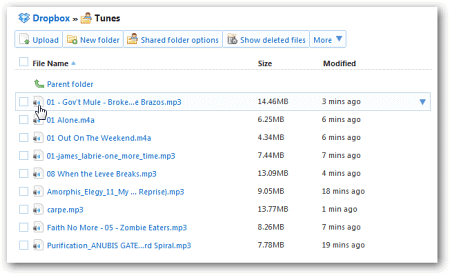 astigamusic's tweet card. Dropbox is a versatile service that’s becoming an essential part of your daily computing. One thing you might not know is you can play your MP3s from Dropbox. Unfortunately the player is very basic...