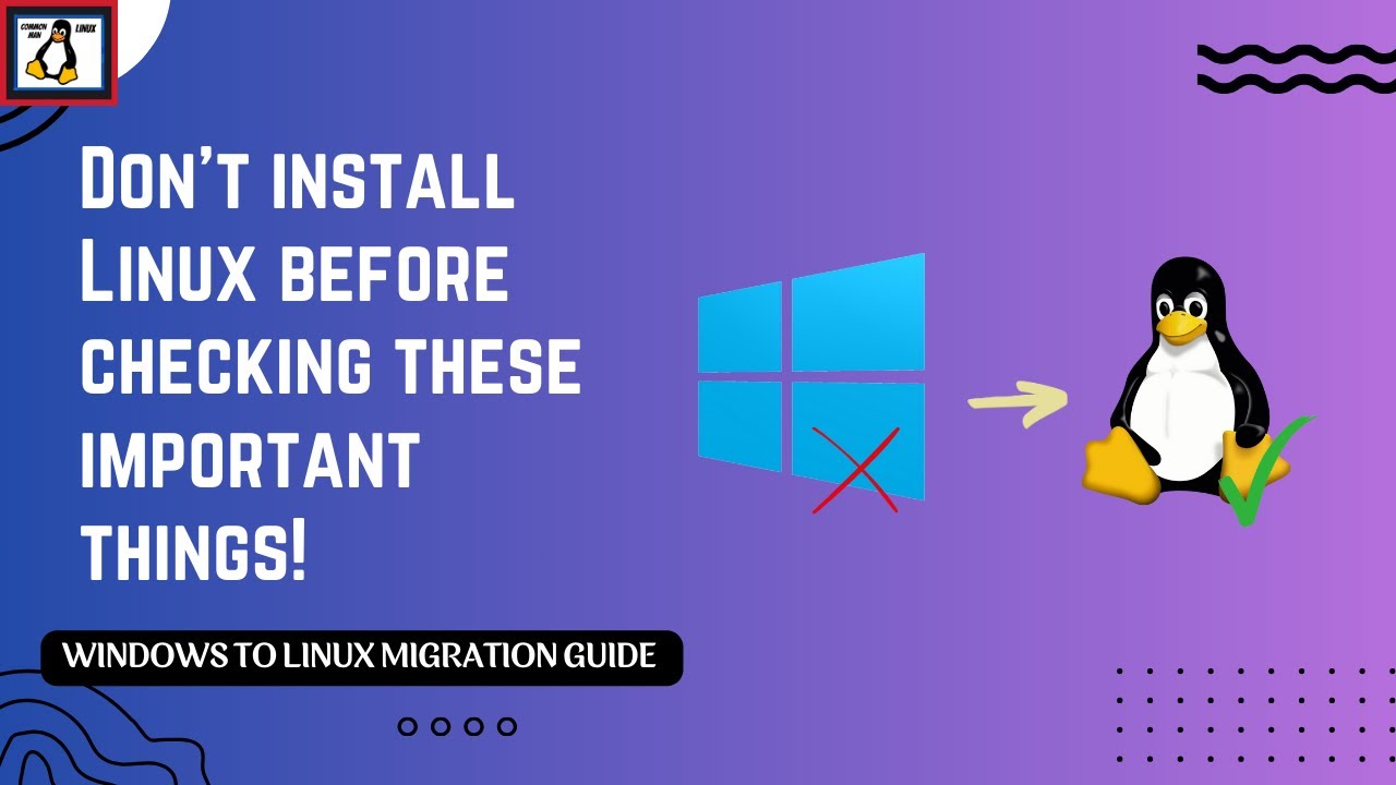 kabirJKA's tweet card. Check these things before switching from Windows to Linux | drivers,...
