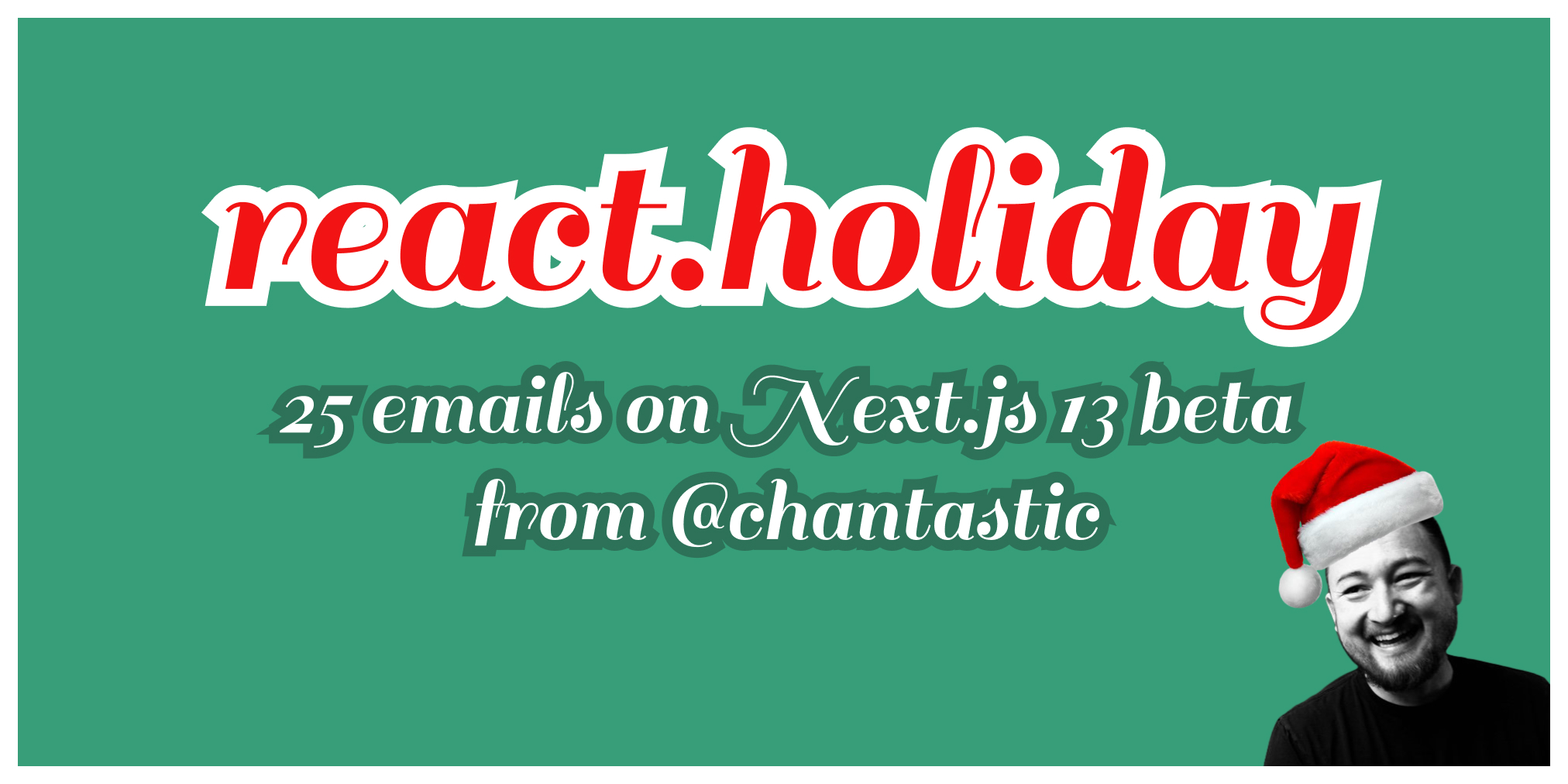 chantastic's tweet card. An annual celebration of React
