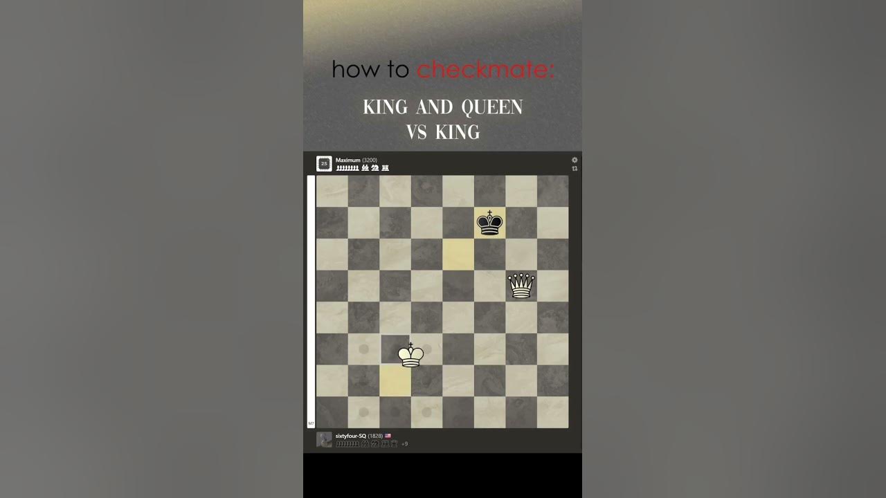 Group_Finds's tweet card. how to checkmate with a QUEEN #chess #chesspunks #chessbeginners...