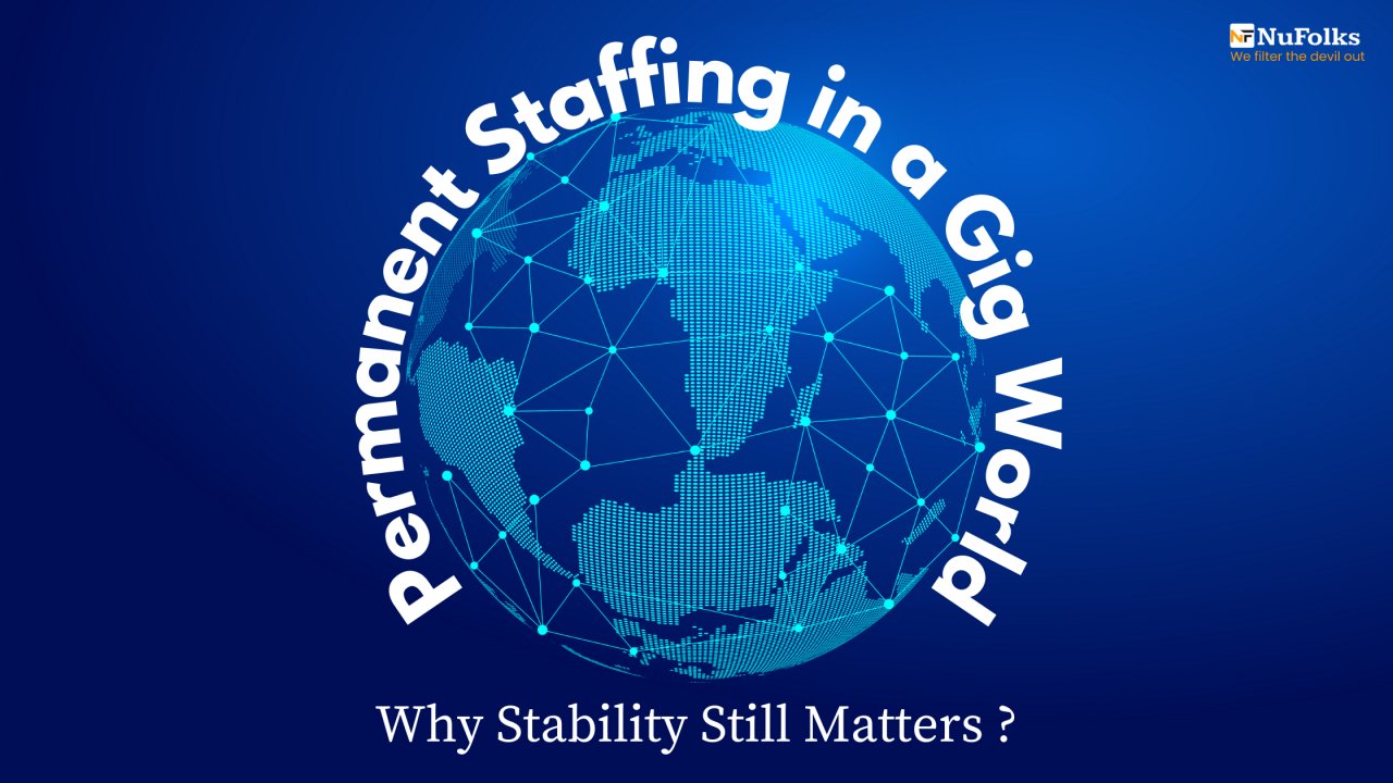 TheNuFolks's tweet card. Permanent Staffing in a Gig World: Why Stability Still Matters How NuFolks permanent staffing solutions help businesses build lasting success in an unstable market The modern workplace resembles a...