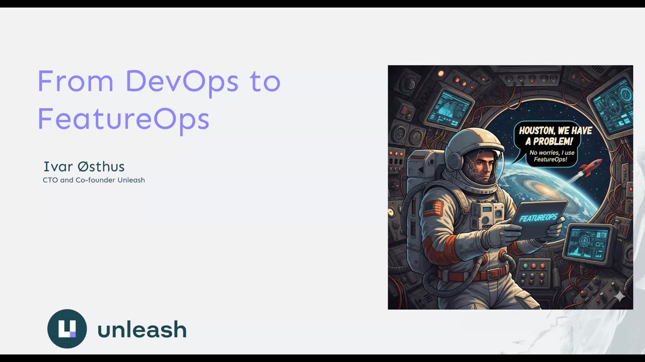 agilethoughts1's tweet card. Feature Ops with Unleash