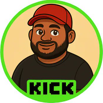 BigCrumbZ's tweet card. Streaming from the couch like a true pro ! powered by snacks, beats, and questionable life choices. Thick, chill, and built for comfort, not speed. Join in for the Madness ! KICK#1 ! #PICKKICK !💚🔥🙌