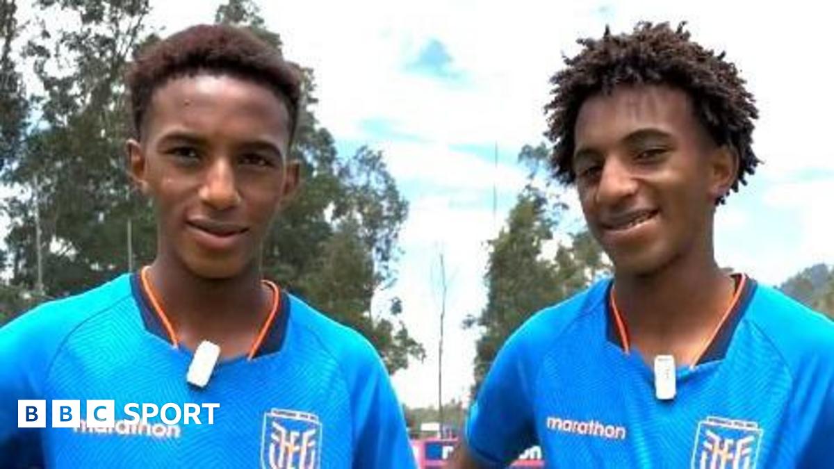 iamAlexHowell's tweet card. Arsenal are set to sign Ecuadorian twins Edwin and Holger Quinter from the same academy that produced Moises Caicedo.