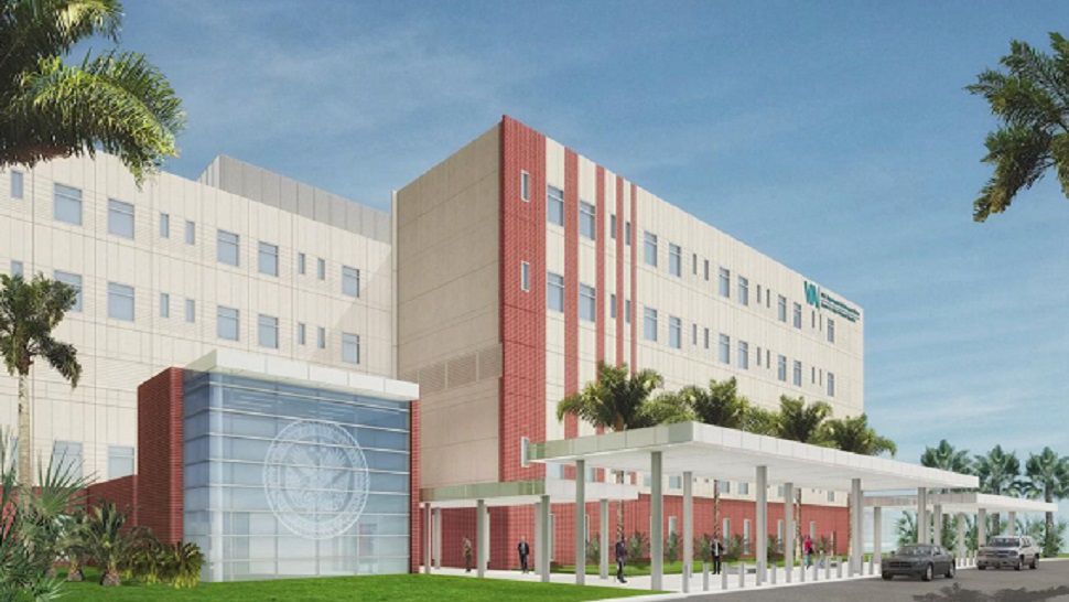 DeptVetAffairs's tweet card. A major project is underway at the VA Hospital in Tampa.