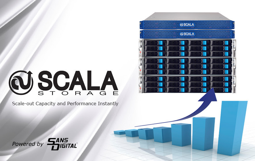ScalaStorage's tweet card. SCALA Storage is scalable from hundreds of terabytes to hundreds of petabytes while providing predictable increasing linear performance with fully redundant enterprise level reliability. Guaranteed...