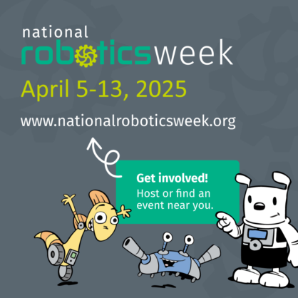 RoboWeek's tweet card. Enter details about your event so others can be informed