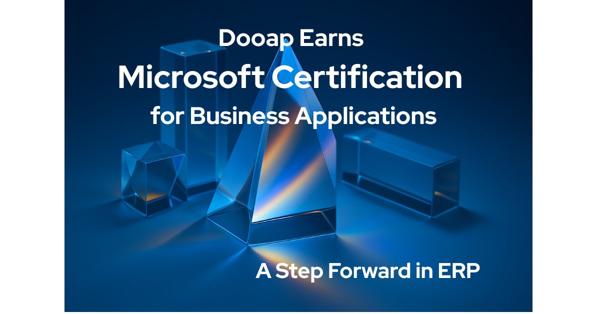 erpsoftwareblog's tweet card. Dooap’s Microsoft certification validates its secure, cloud-ready AP automation for Dynamics 365. See how this designation strengthens customer confidence.