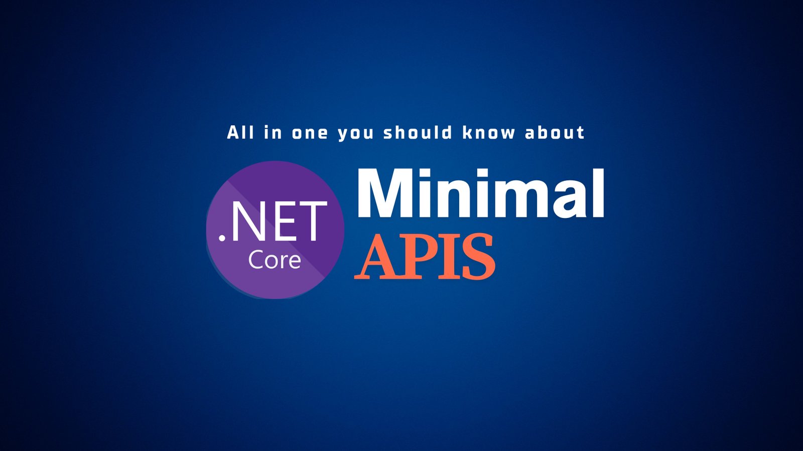 TheAvinashJoshi's tweet card. Build faster, cleaner HTTP APIs using Minimal APIs in .NET Core. Learn how this lightweight approach dramatically reduces boilerplate and accelerates development. TheAvinashJoshi.Com Minimal APIs in...