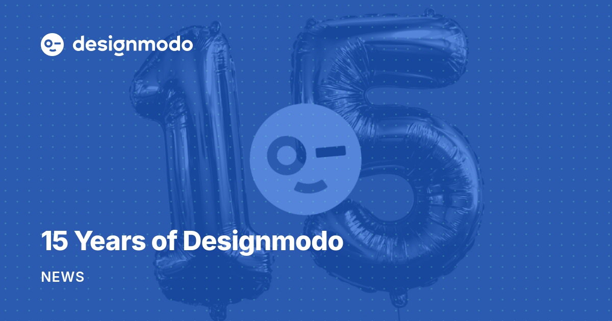 Designmodo's tweet card. For 15 years, Designmodo has grown through people, a global team, loyal community, and creative customers. We build tools that make digital creation simpler, faster, and more human.