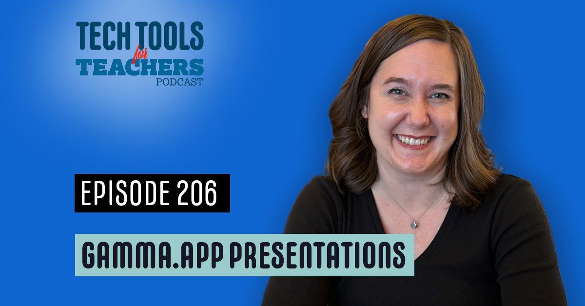EduPodNet's tweet card. Hey Everyone! On this week’s Tech Tools for Teachers podcast (Episode 206), we chat about a helpful, timesaving tool, Gamma.app! This AI-powered platform helps you create stunning visual content in...