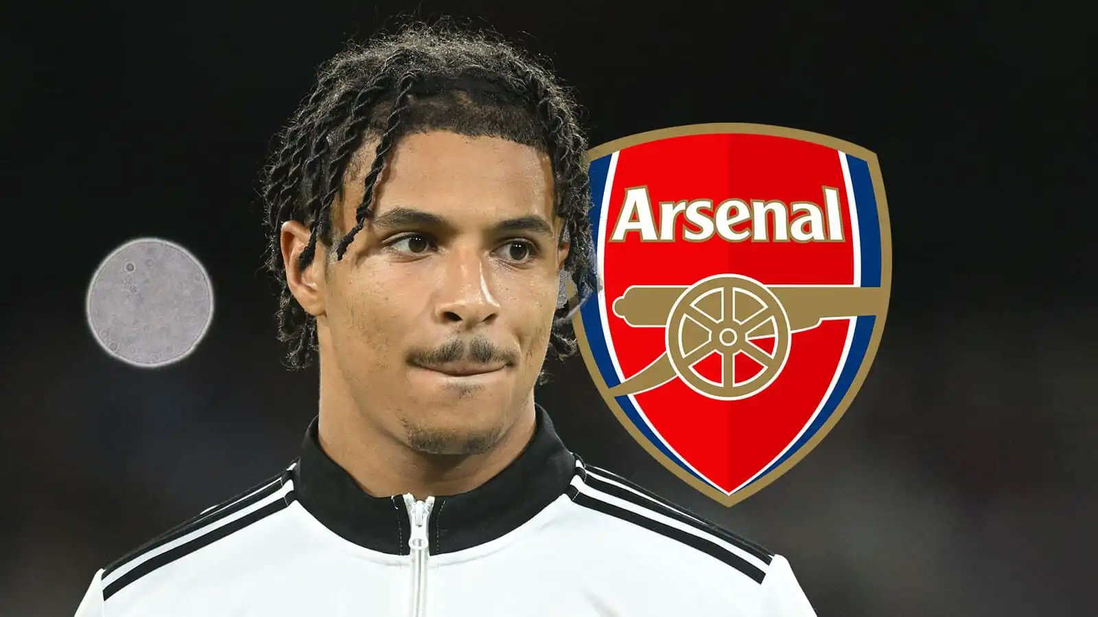 TEAMtalk's tweet card. Arsenal have entered the race for Eintracht Frankfurt sensation Jean-Matteo Bahoya, with sources confirming Mikel Arteta is a long-term admirer of the explosive winger.