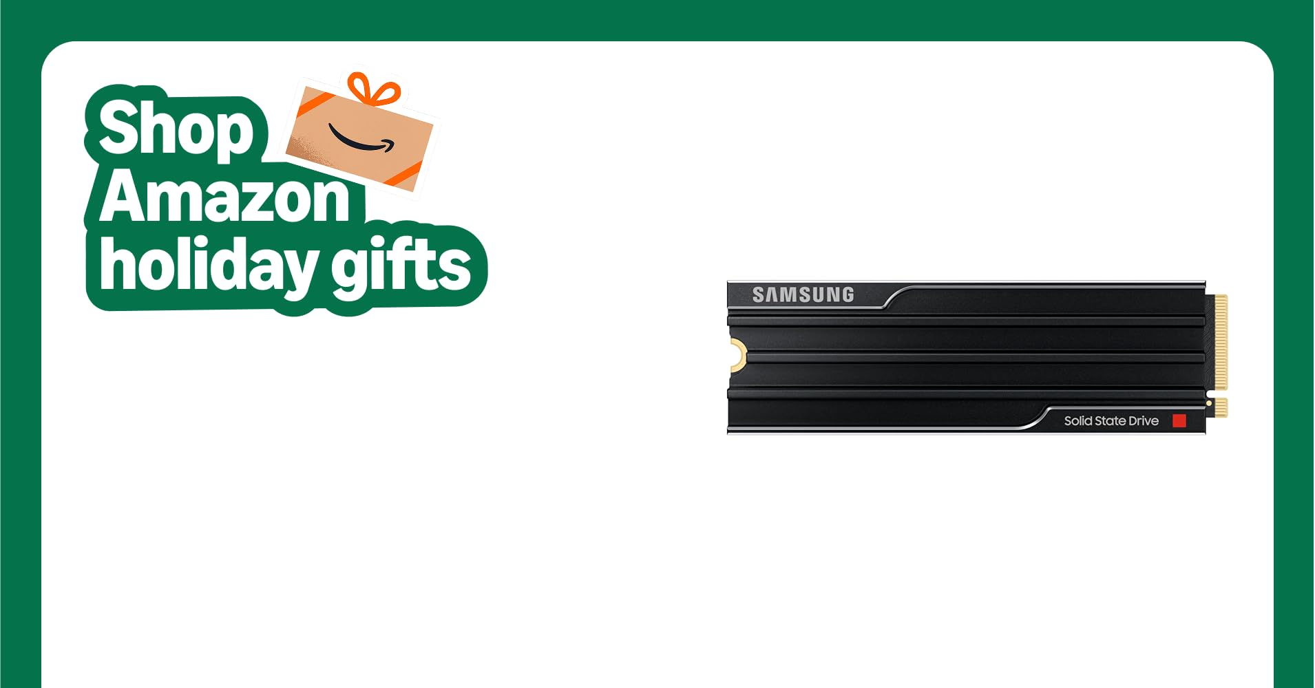 TechDealAlert's tweet card. Samsung SSD 9100 PRO with Heatsink 2TB, PCIe 5.0x4 M.2 2280, Seq. Read Speeds Up to 14,700/13,400...