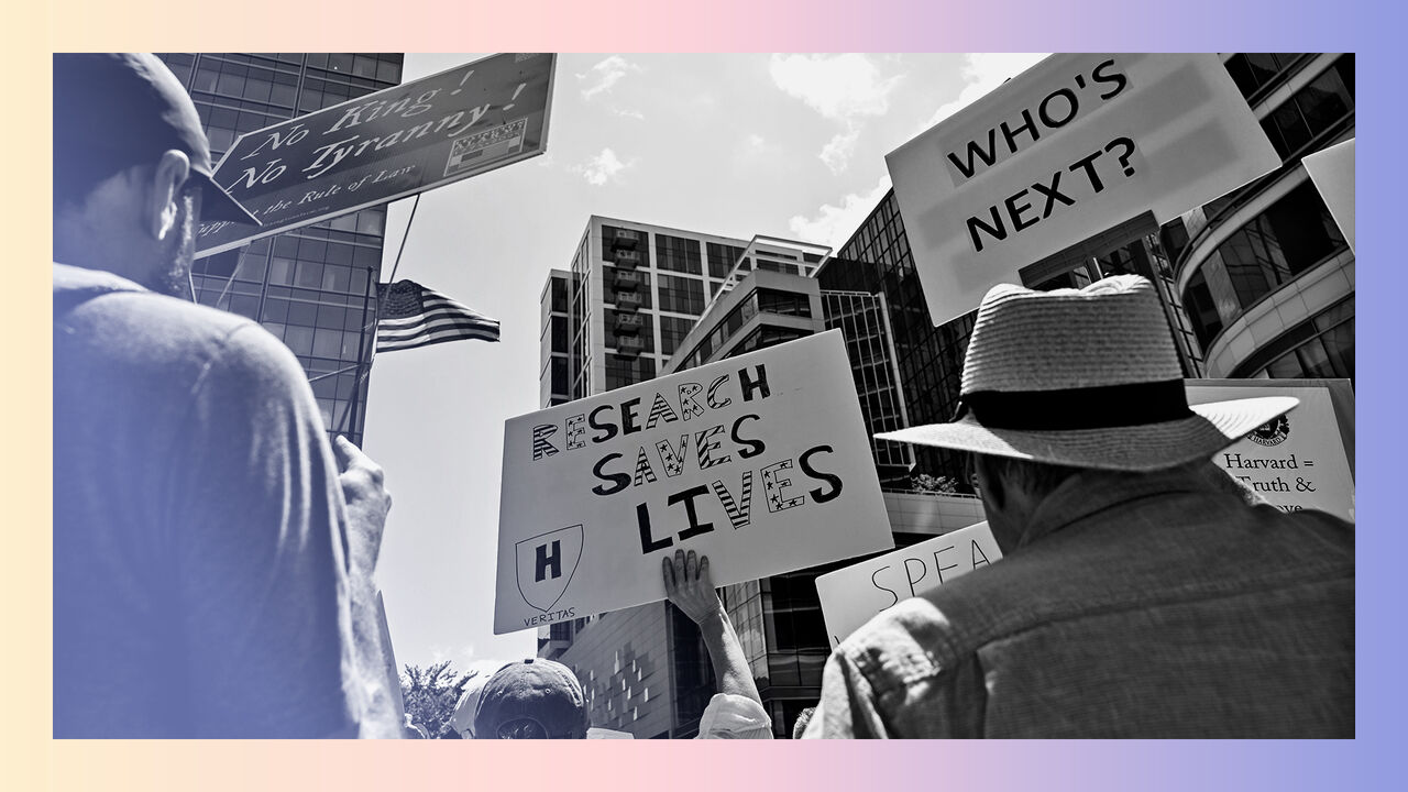 natashaloder's tweet card. A chill political wind is rattling America’s ivory towers. What does it mean for research?