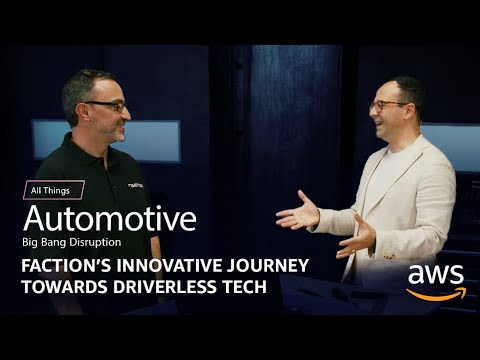 AWSArchitecture's tweet card. Faction's Innovative Journey Towards Driverless Tech | AWS All Things...