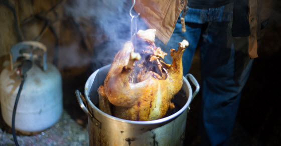 AutomationDirec's tweet card. Here's how our crew of highly-skilled turkey engineers at AutomationDirect prepare for our annual Thanksgiving celebration.