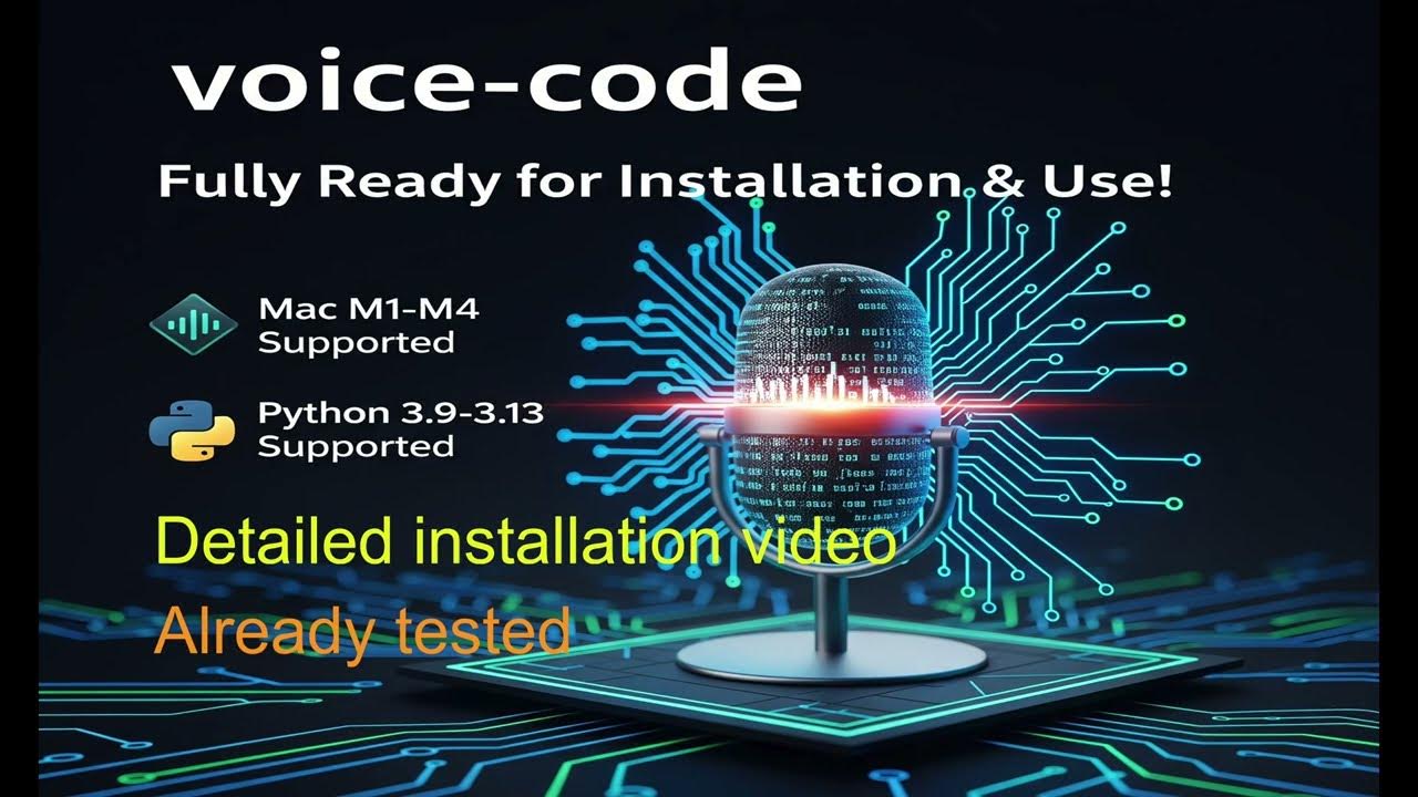 EasyCoding75819's tweet card. voice_code Detailed Installation Video, already tested