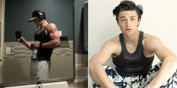 EdgeMediaNet's tweet card. Asher Angel, best known for his role in 'Shazam!', has debuted a stunning physical transformation, launching a viral wave of queer thirst, memes, and celebration across LGBTQ+ social media.