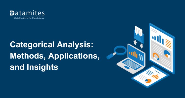DataMites's tweet card. Discover the essentials of categorical data analysis from methods and univariate vs bivariate techniques to real-world applications and tools. Learn how analyzing nominal and ordinal data drives...