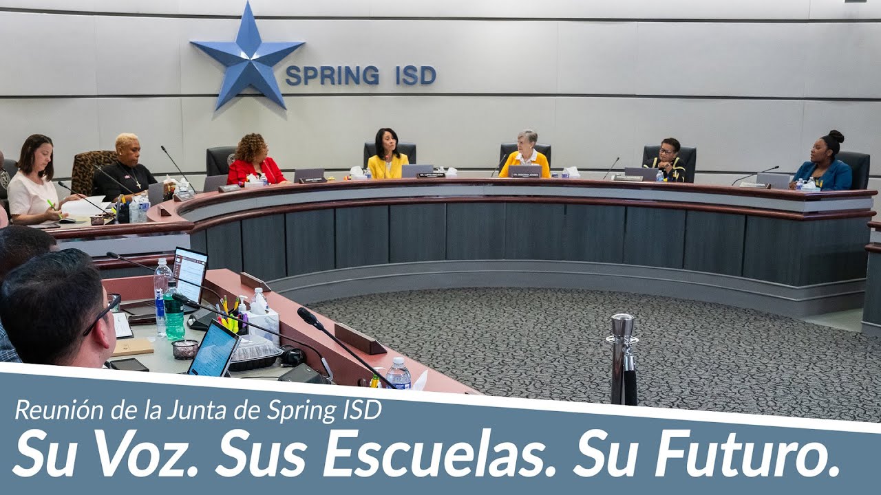 SpringEspanol's tweet card. ¡Conozca la Mesa Directiva de Spring ISD y su impacto en nuestras...