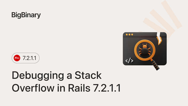 RubyOnRailsBa's tweet card. A few weeks ago, after upgrading NeetoCal from Rails 7.1.5.2 to Rails 7.2.1.1, we started seeing mysterious crashes in production with the error...