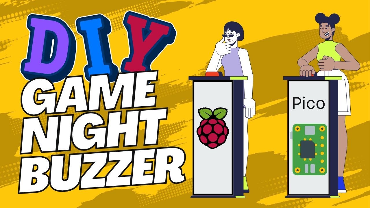 thecarolinedunn's tweet card. DIY Game Night Buzzer with Raspberry Pi Pico (Step-by-Step Tutorial +...