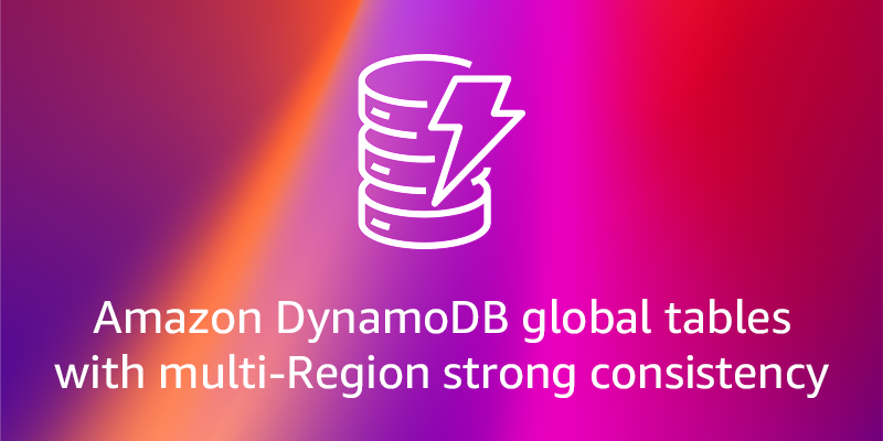 dynamodb's tweet card. Amazon DynamoDB now offers multi-Region strong consistency capability for global tables, providing the highest level of application resilience and enabling your applications to be always available.