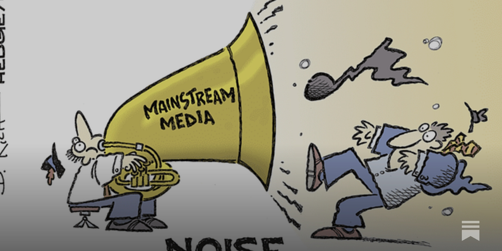 HoweGeneration's tweet card. Once again, trust in the mainstream media has hit a record low.