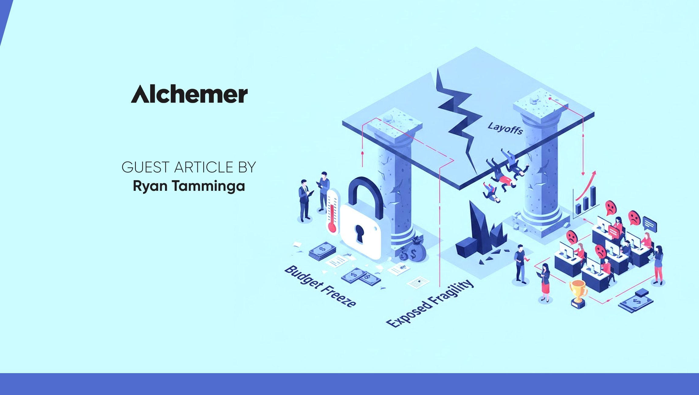 SalesTechStar's tweet card. Layoffs, hiring freezes, and tightened budgets have become a common refrain across various industries, symbolizing continued uncertainty.  Executives are under pressure to cut costs, preserve cash,...