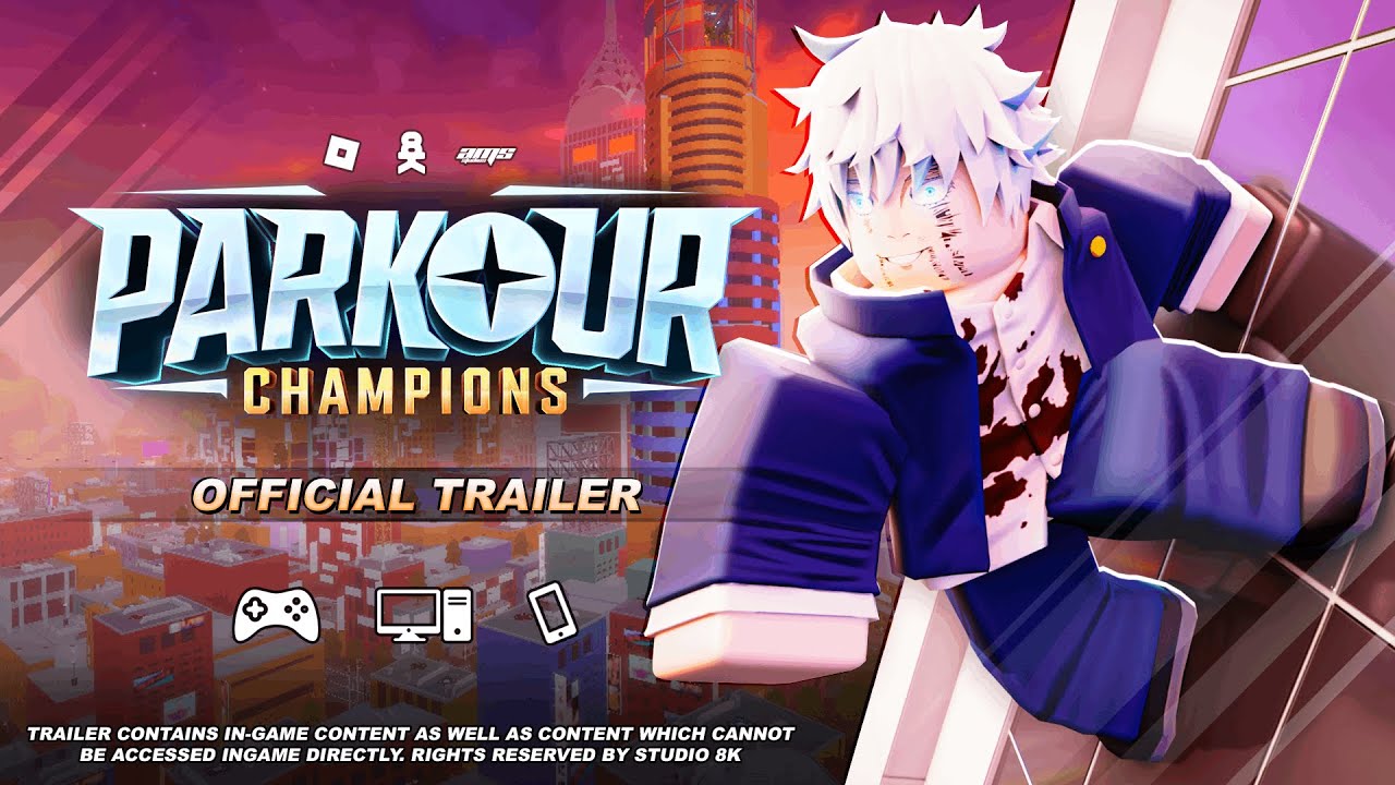 Nuubzzz's tweet card. Parkour Champions Official Trailer